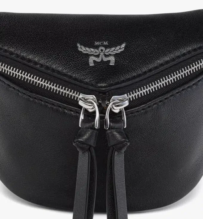 Diamant 3D-Gürteltasche aus Galactic Gala-Lammleder