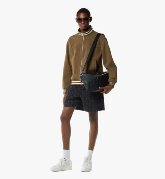 Diamant 3D-Umhängetasche aus Visetos-Ledermix