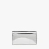 Diamantkette-Geldbörse aus metallischem Spiegel-Leder Diamantkette-Geldbörse aus metallischem Spiegel-Leder