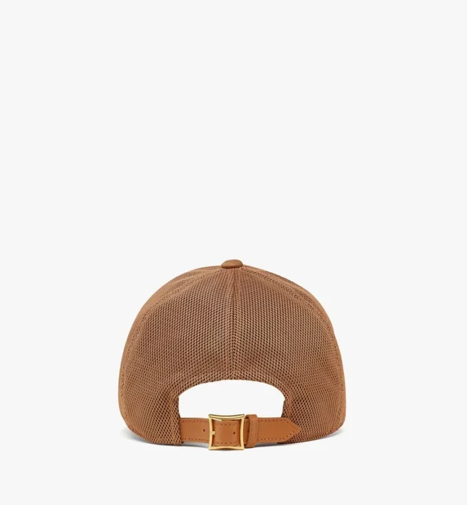 Diamond Cap aus Baumwolle und Leder mit Monogramm-Print Diamond Cap aus Baumwolle und Leder mit Monogramm-Print
