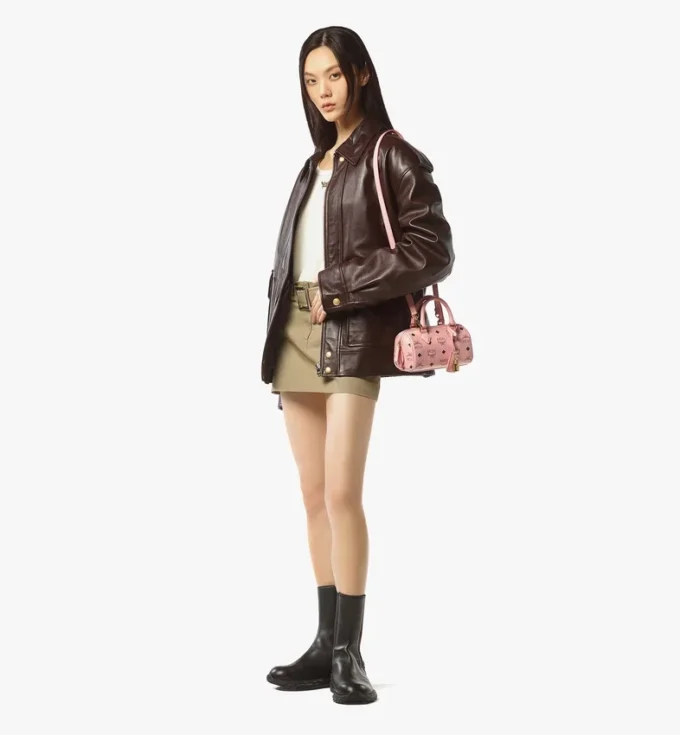 Ella Boston-Tasche aus Visetos Ella Boston-Tasche aus Visetos