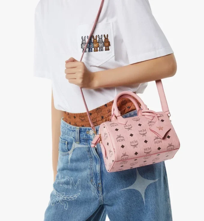 Ella Boston-Tasche aus Visetos Ella Boston-Tasche aus Visetos