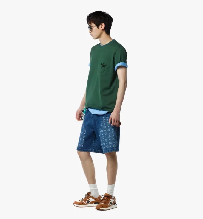 Essential Logo Pocket T-Shirt aus Bio-Baumwolle