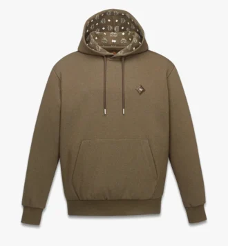 Essential Ponte-Hoodie mit Logo-Patch