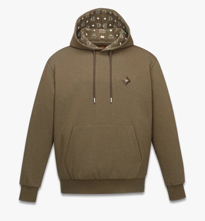 Essential Ponte-Hoodie mit Logo-Patch Essential Ponte-Hoodie mit Logo-Patch