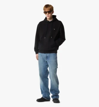Essential Ponte-Hoodie mit Logo-Patch