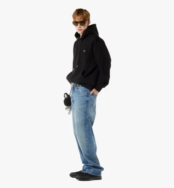 Essential Ponte-Hoodie mit Logo-Patch Essential Ponte-Hoodie mit Logo-Patch