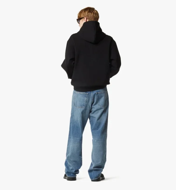 Essential Ponte-Hoodie mit Logo-Patch Essential Ponte-Hoodie mit Logo-Patch