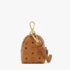Gassi-Beutelspender mit Handschlaufe aus Leder mit Monogram-Print Gassi-Beutelspender mit Handschlaufe aus Leder mit Monogram-Print