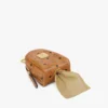 Gassi-Beutelspender mit Handschlaufe aus Leder mit Monogram-Print Gassi-Beutelspender mit Handschlaufe aus Leder mit Monogram-Print