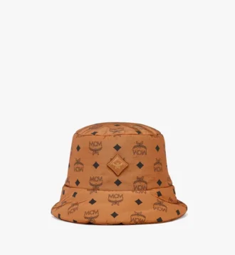 Gepolsterte Bucket Mütze aus Econyl® mit Monogram-Print Gepolsterte Bucket Mütze aus Econyl® mit Monogram-Print