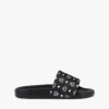 Gummi-Pantoletten mit Monogramm-Print Gummi-Pantoletten mit Monogramm-Print