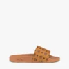 Gummi-Pantoletten mit Monogramm-Print Gummi-Pantoletten mit Monogramm-Print