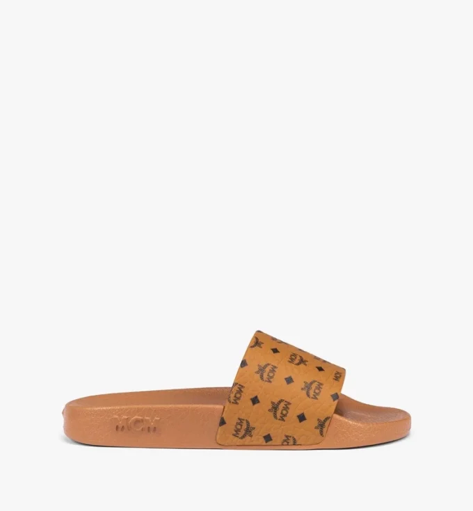 Gummi-Pantoletten mit Monogramm-Print Gummi-Pantoletten mit Monogramm-Print