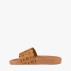 Gummi-Pantoletten mit Monogramm-Print Gummi-Pantoletten mit Monogramm-Print
