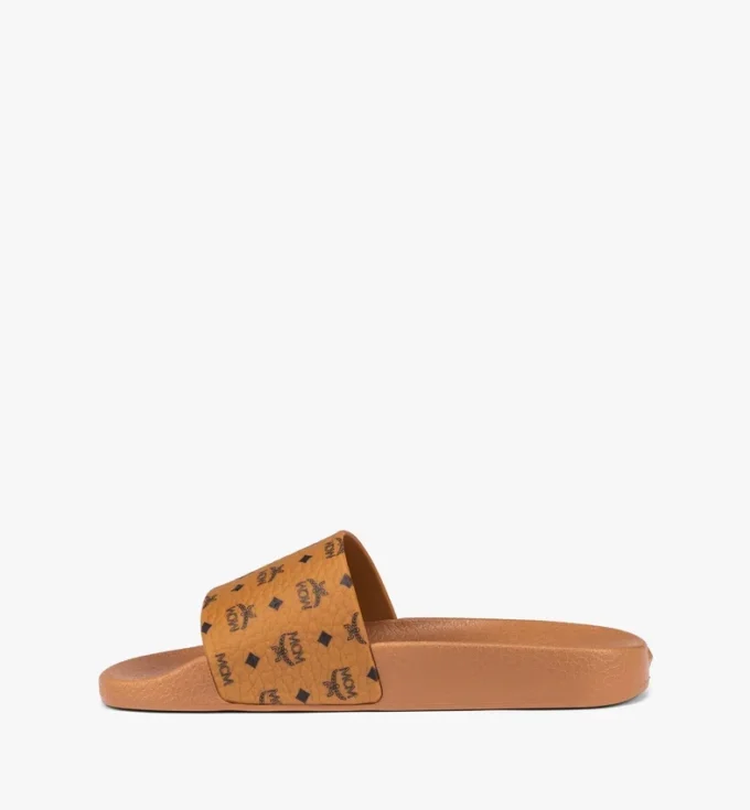 Gummi-Pantoletten mit Monogramm-Print Gummi-Pantoletten mit Monogramm-Print