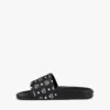 Gummi-Pantoletten mit Monogramm-Print Gummi-Pantoletten mit Monogramm-Print