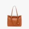 Himmel Shopper aus geprägtem Logo-Leder Himmel Shopper aus geprägtem Logo-Leder