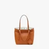 Himmel Shopper aus geprägtem Logo-Leder Himmel Shopper aus geprägtem Logo-Leder