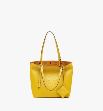 Himmel Shopper aus geprägtem Logo-Leder Himmel Shopper aus geprägtem Logo-Leder