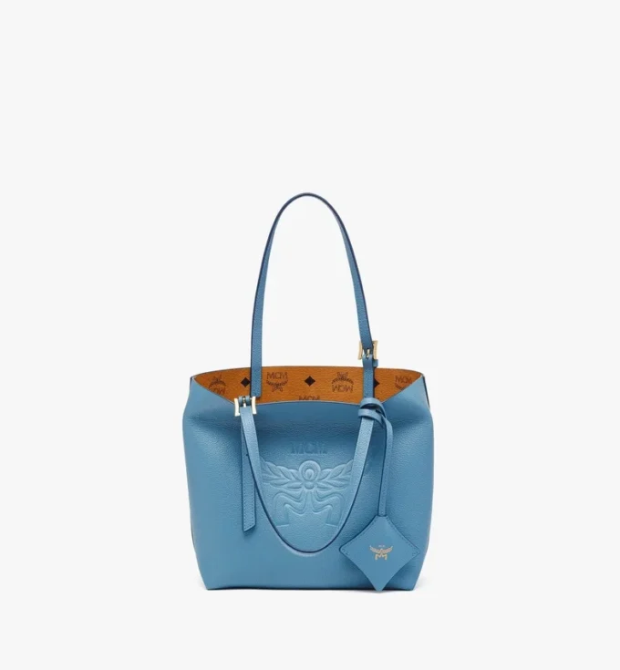Himmel Shopper aus geprägtem Logo-Leder Himmel Shopper aus geprägtem Logo-Leder
