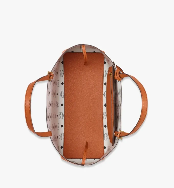 Himmel Shopper aus geprägtem Logo-Leder Himmel Shopper aus geprägtem Logo-Leder