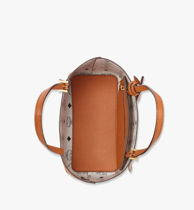 Himmel Shopper aus geprägtem Logo-Leder Himmel Shopper aus geprägtem Logo-Leder