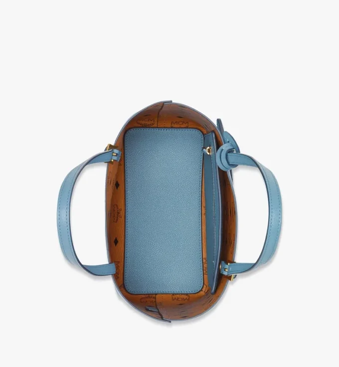 Himmel Shopper aus geprägtem Logo-Leder Himmel Shopper aus geprägtem Logo-Leder