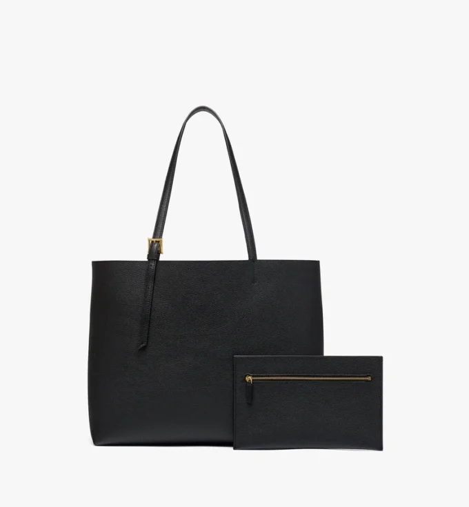 Himmel Shopper aus geprägtem Logo-Leder Himmel Shopper aus geprägtem Logo-Leder