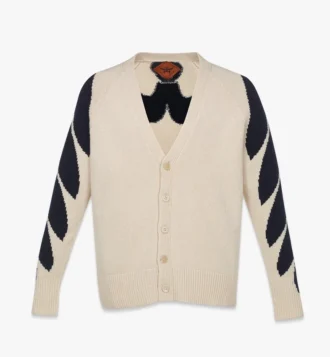 Intarsia-Laurel-Strickjacke