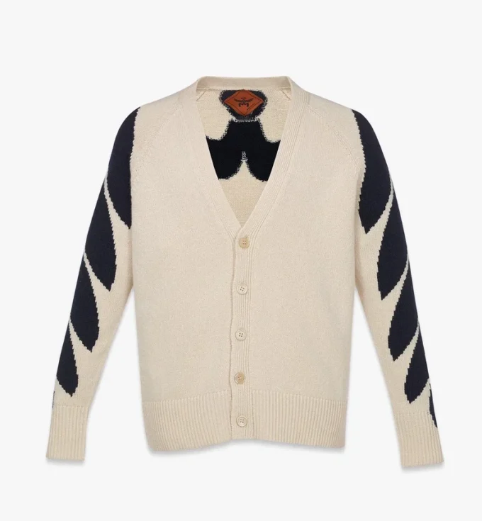 Intarsia-Laurel-Strickjacke Intarsia-Laurel-Strickjacke