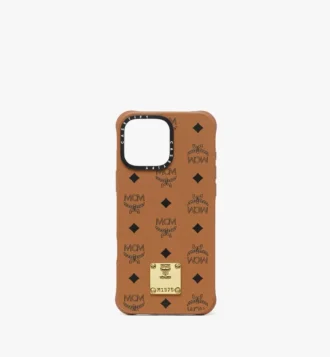 iPhone 16 Pro Max MCM x Casetify Messingplättchen Bioveg iPhone-Hülle