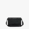 Klassik Messenger aus Leder mit Maxi Monogram Klassik Messenger aus Leder mit Maxi Monogram