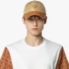 Klassische Kappe aus Econyl® und Leder Klassische Kappe aus Econyl® und Leder