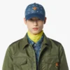 Klassische Kappe aus Monogram-Denim-Jacquard Klassische Kappe aus Monogram-Denim-Jacquard
