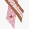 Kleiner Schal mit Monogramm-Print aus Bio-Seide Kleiner Schal mit Monogramm-Print aus Bio-Seide