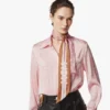 Kleiner Schal mit Monogramm-Print aus Bio-Seide Kleiner Schal mit Monogramm-Print aus Bio-Seide