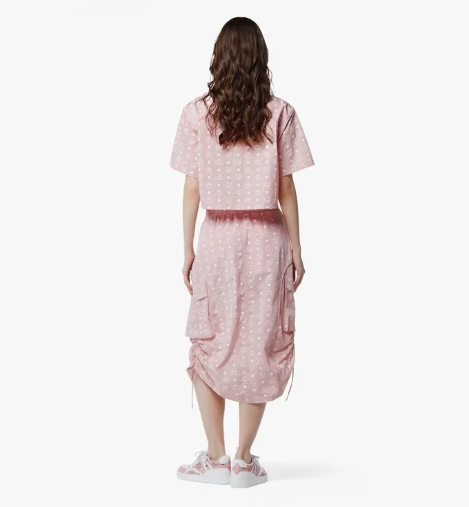 Monogram-Midirock aus recyceltem Nylon Monogram-Midirock aus recyceltem Nylon