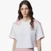 Laurel Cropped T-Shirt aus Bio-Baumwolle und Monogram Econyl® Laurel Cropped T-Shirt aus Bio-Baumwolle und Monogram Econyl®
