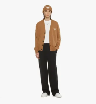 Laurel-Strickjacke aus Wolle und recyceltem Kaschmir