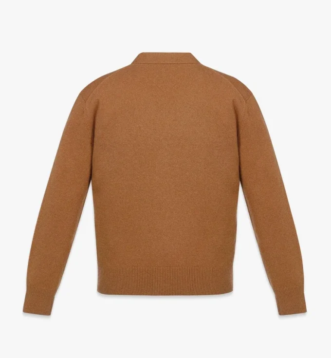 Laurel-Strickjacke aus Wolle und recyceltem Kaschmir