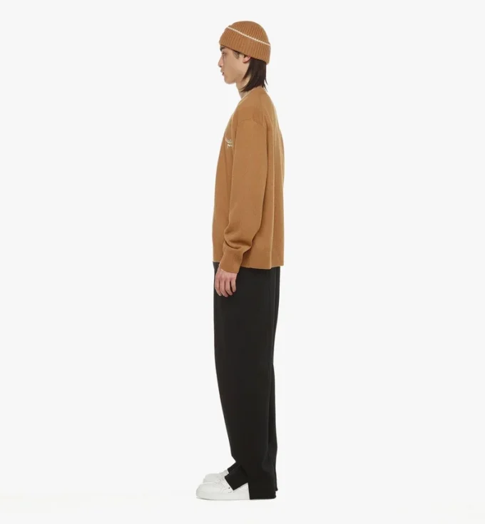 Laurel-Strickjacke aus Wolle und recyceltem Kaschmir