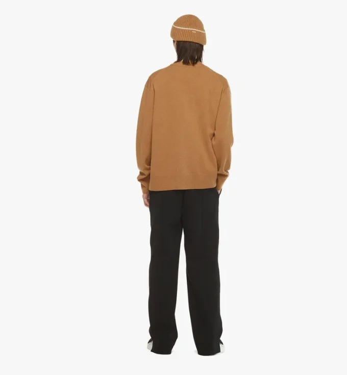 Laurel-Strickjacke aus Wolle und recyceltem Kaschmir