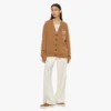 Laurel-Strickjacke aus Wolle und recyceltem Kaschmir