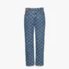 Lauretos Monogram Denim Jeans Lauretos Monogram Denim Jeans