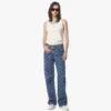 Lauretos Monogram Denim Jeans Lauretos Monogram Denim Jeans