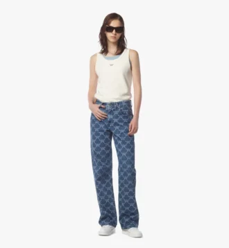 Lauretos Monogram Denim Jeans