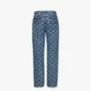 Lauretos Monogram Denim Jeans Lauretos Monogram Denim Jeans