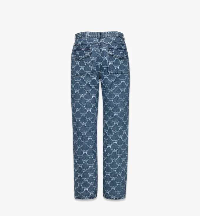 Lauretos Monogram Denim Jeans Lauretos Monogram Denim Jeans