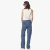 Lauretos Monogram Denim Jeans Lauretos Monogram Denim Jeans